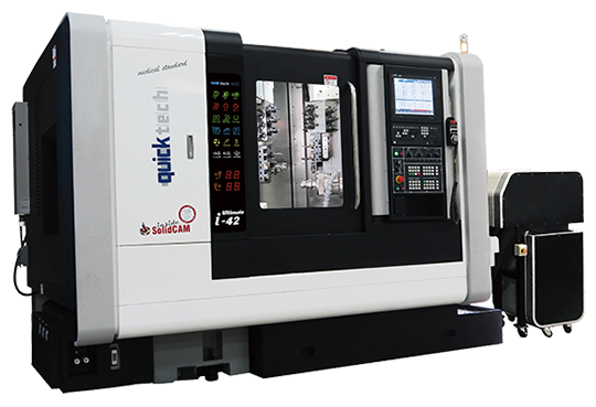 QuickTech i42-Twin 7 Axis CNC Turning Lathe - MachineStation